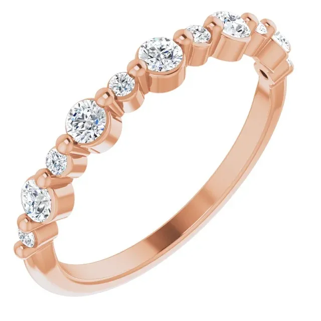 Rose Gold Perfect Wedding Band For Women jewelry store near me