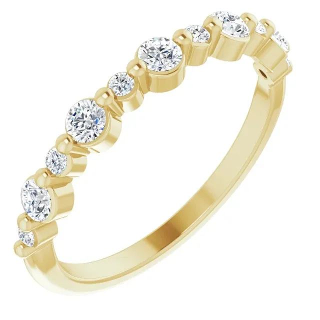 Yellow Gold Perfect Wedding Band For Women jewelry store near me