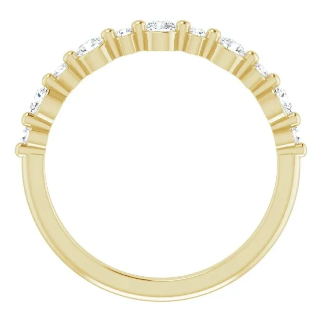 Yellow Gold Perfect Wedding Band For Women jewelry Wabash avenue