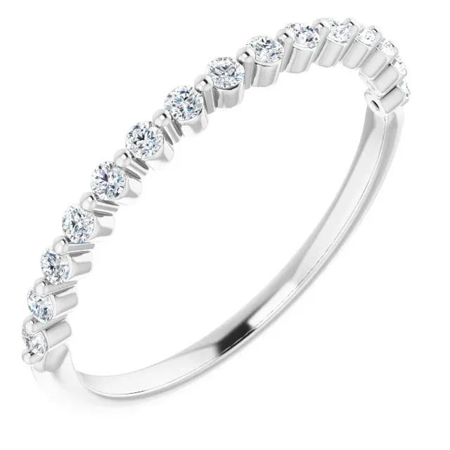 Platinum Stacked Wedding Ring For Women jewelry store near me