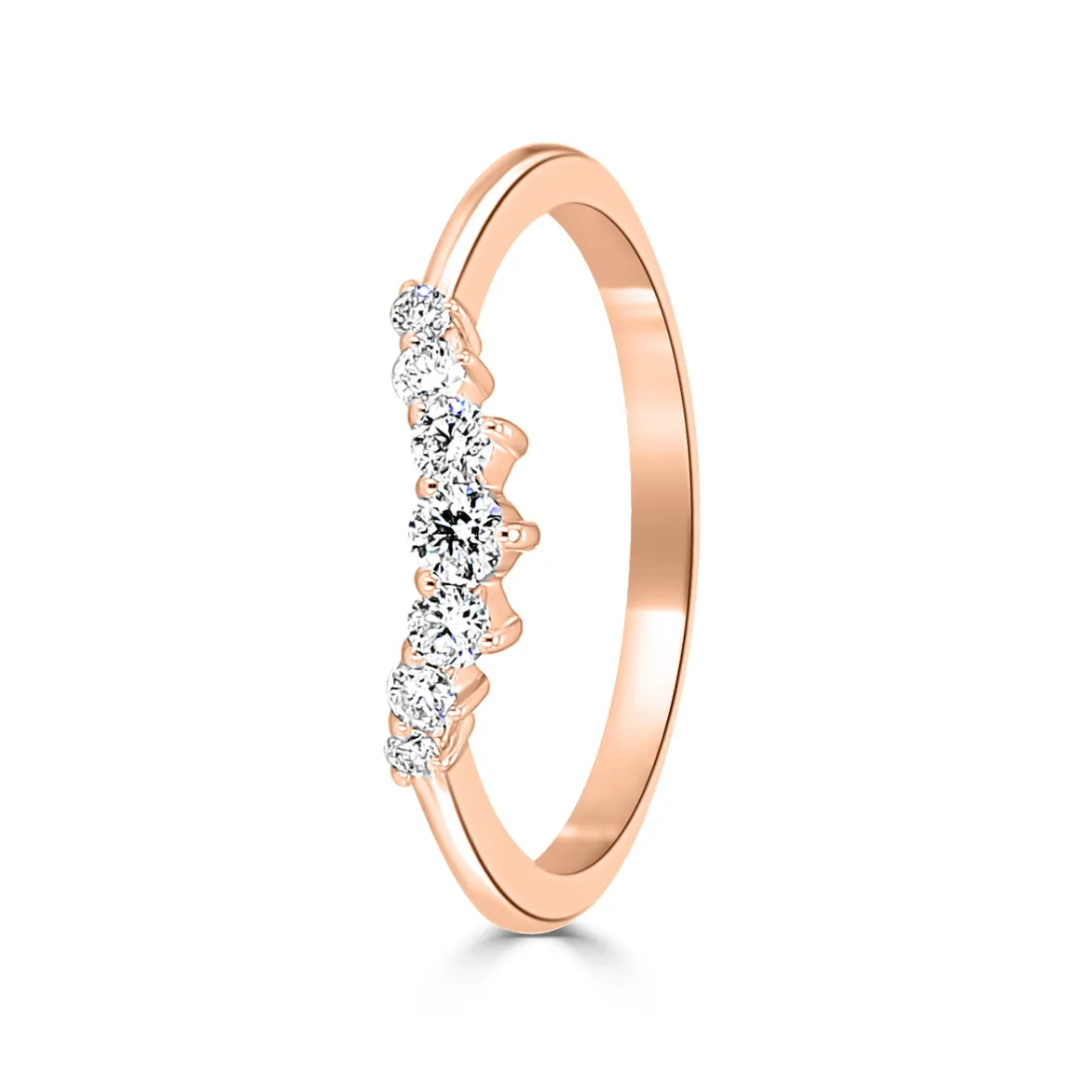 Rose Gold Beautiful Wedding Ring For Women jewelry Wabash avenue