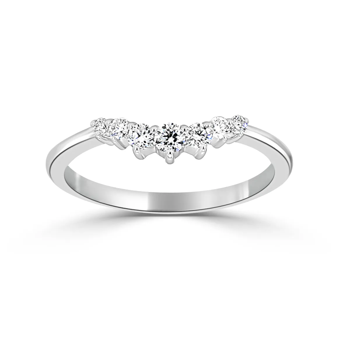 White Gold Beautiful Wedding Ring For Women