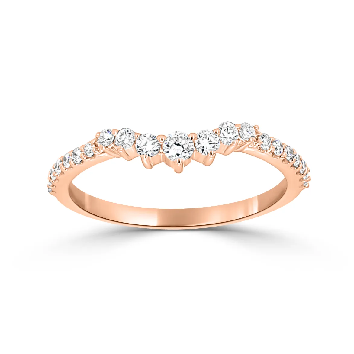 Rose Gold Chicago's Favorite Wedding Ring For Women