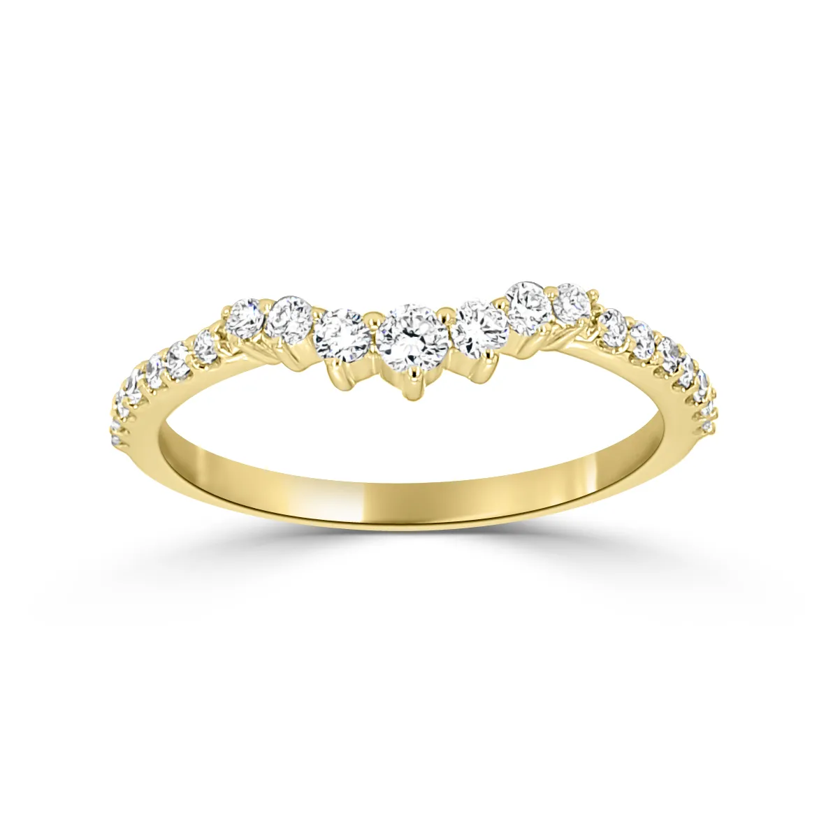 Yellow Gold Chicago's Favorite Wedding Ring For Women