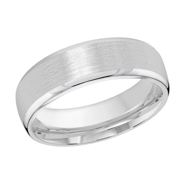 Platinum Simple Men's Wedding Band