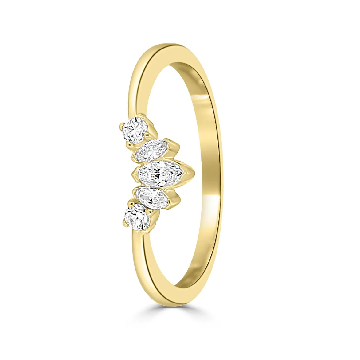 Yellow Gold Top Wedding Ring for Women In Chicago jewelry store near me