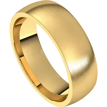 Yellow Gold Classic And Comfortable Domed Wedding Band For Him jewelry store near me
