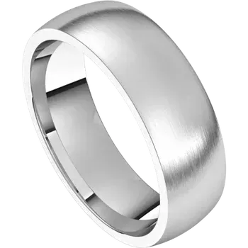 White Gold Comfortable Wedding Ring for Men jewelry store near me