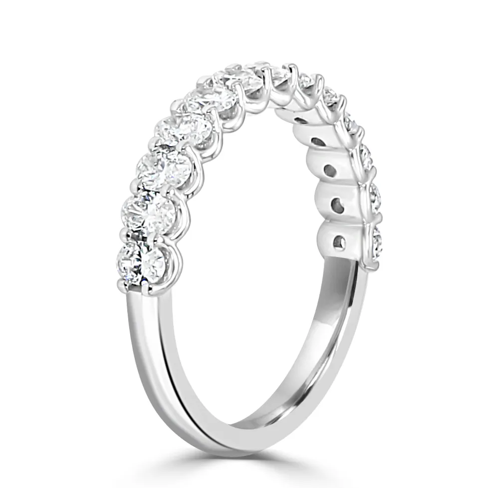 White GoldOval Set Wedding Band jewelry Wabash avenue