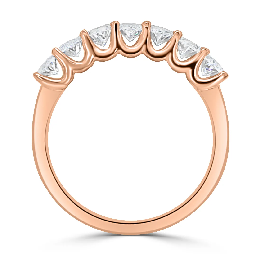 Rose Gold Oval Shape Wedding Band jewelry store near me