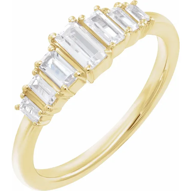 Yellow Gold Lab-Grown Diamond Wedding Ring