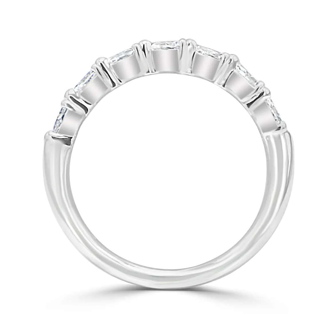 White GoldPear Wedding Band jewelry store near me