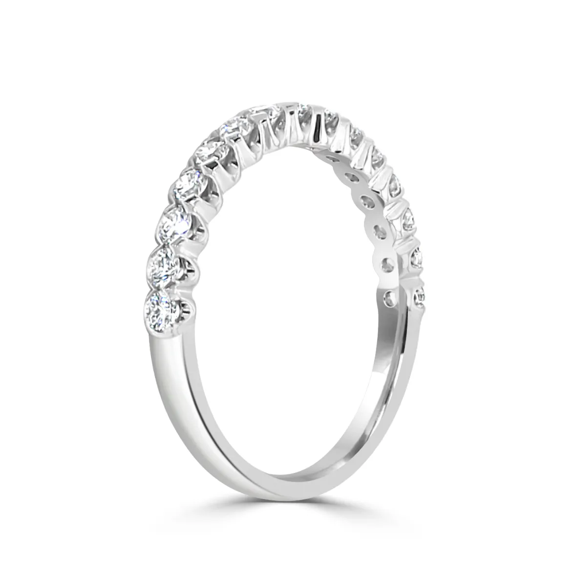 Platinum Halfway Diamond Band jewelry Wabash avenue