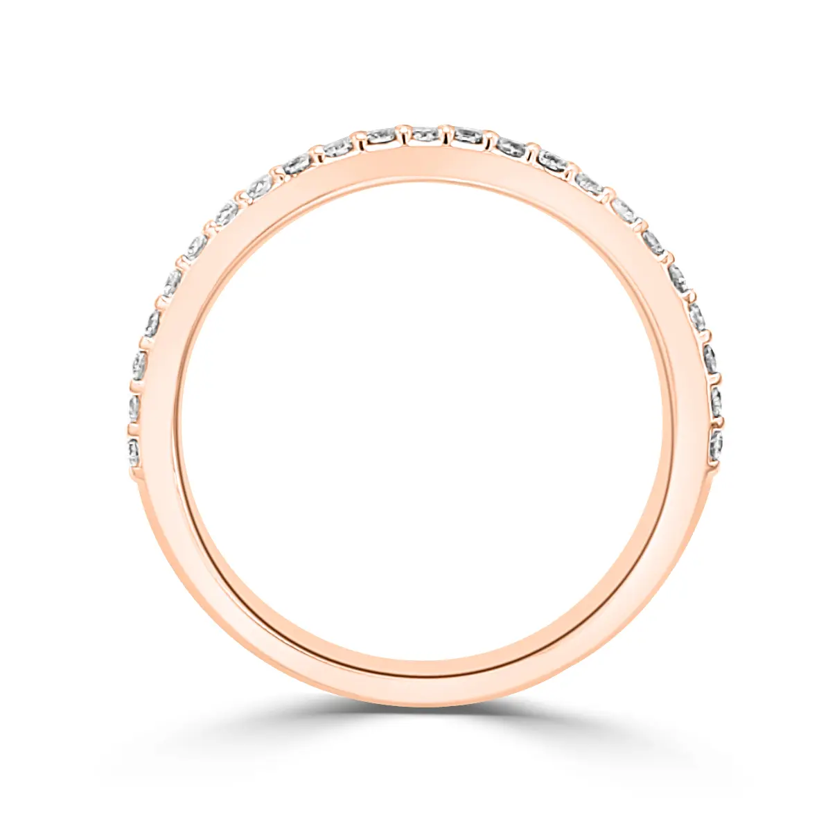Rose Gold Griselda Cigar Wedding Band jewelry store near me