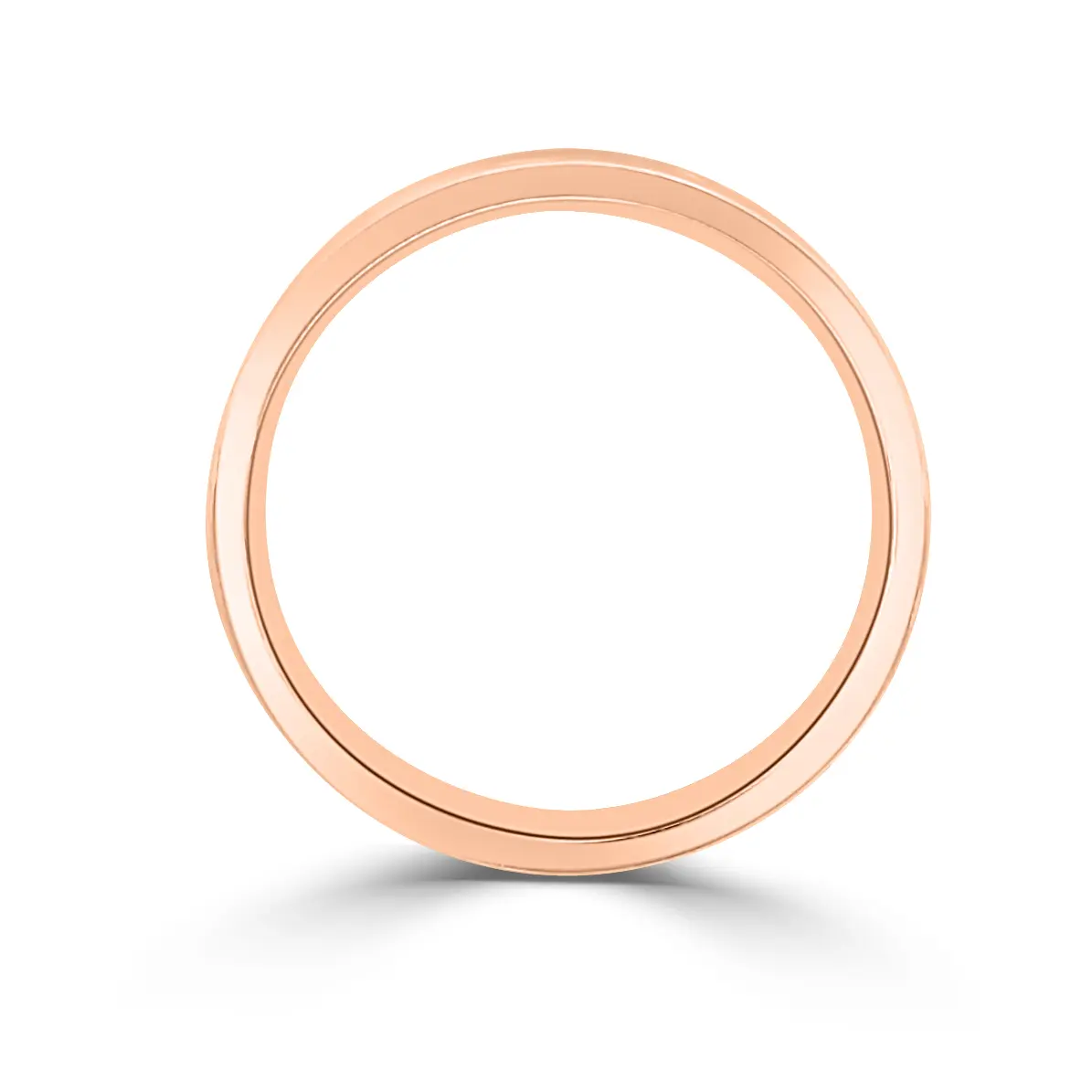 Rose Gold Modern Flat Ring for Women and Men jewelry store near me
