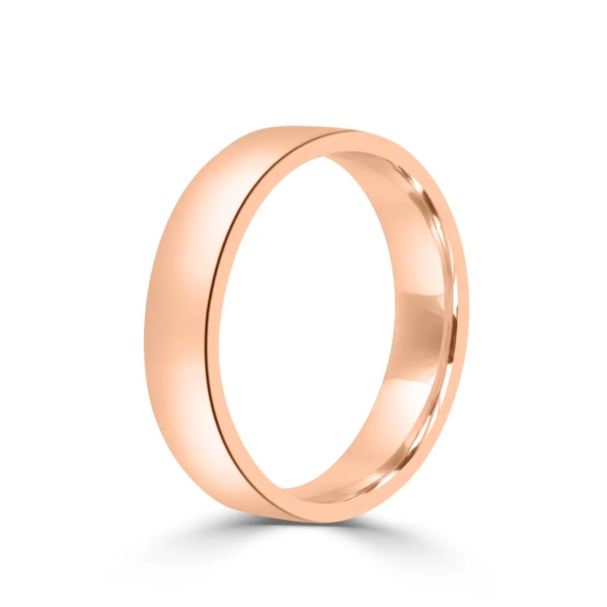 Rose Gold Modern Flat Ring for Women and Men jewelry Wabash avenue