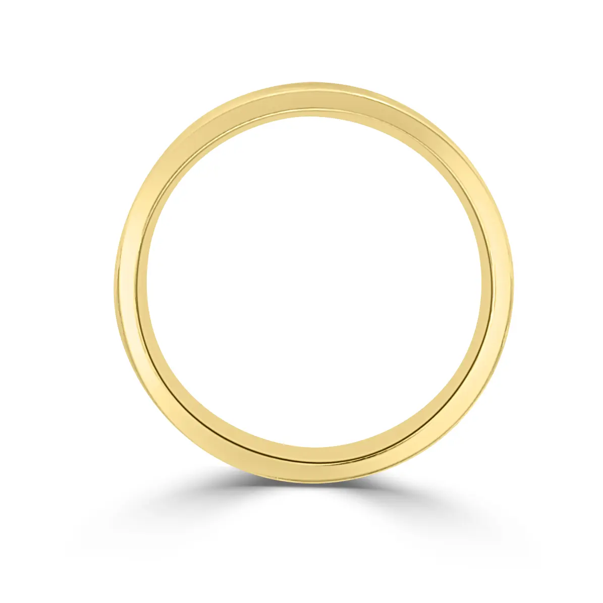 Yellow Gold Modern Flat Ring for Women and Men jewelry store near me