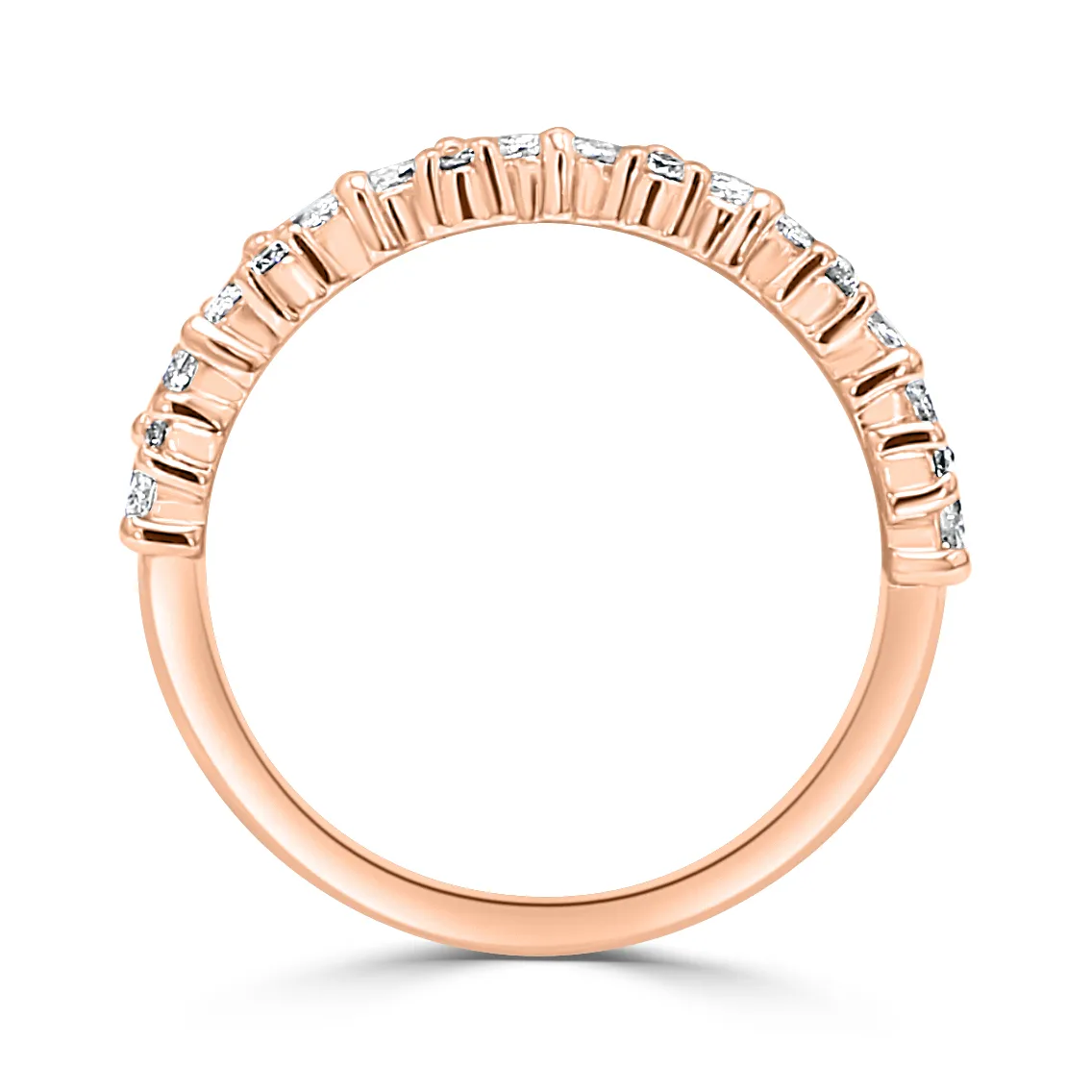 Rose Gold Laurel Lei Luxe Unique Diamond Wedding Ring jewelry store near me