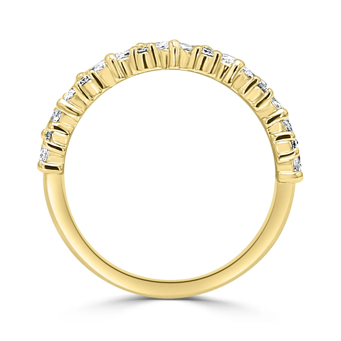 Yellow Gold Laurel Lei Luxe Unique Diamond Wedding Ring jewelry store near me