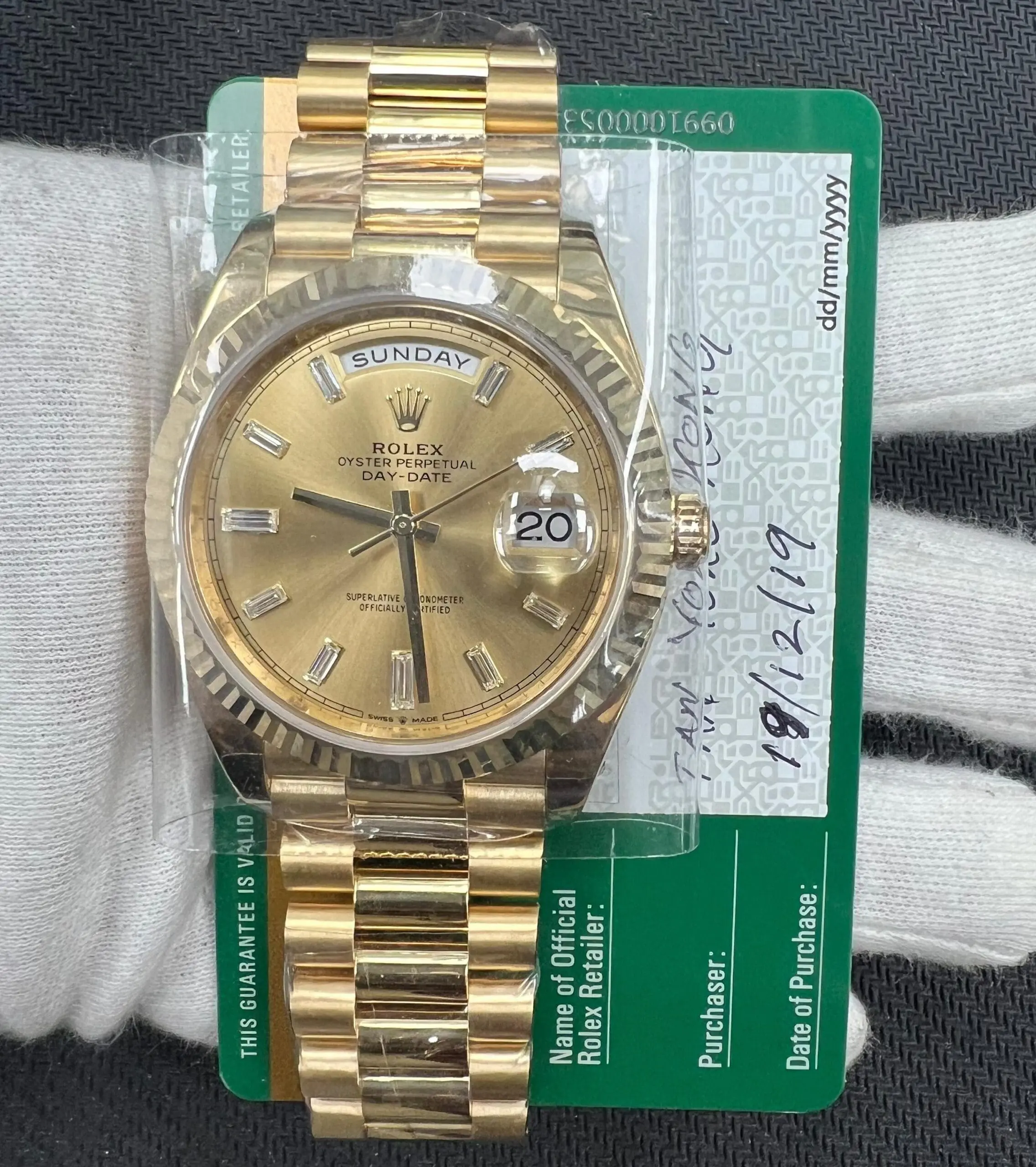 ROLEX DAY DATE 9786LW