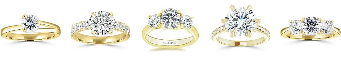 Round Engagement Ring Designs
