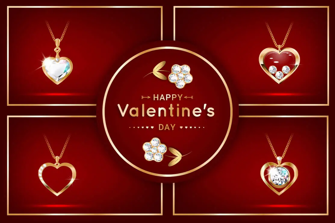 Happy Valentine's Day Gift: Necklaces, Pendants and Earrings