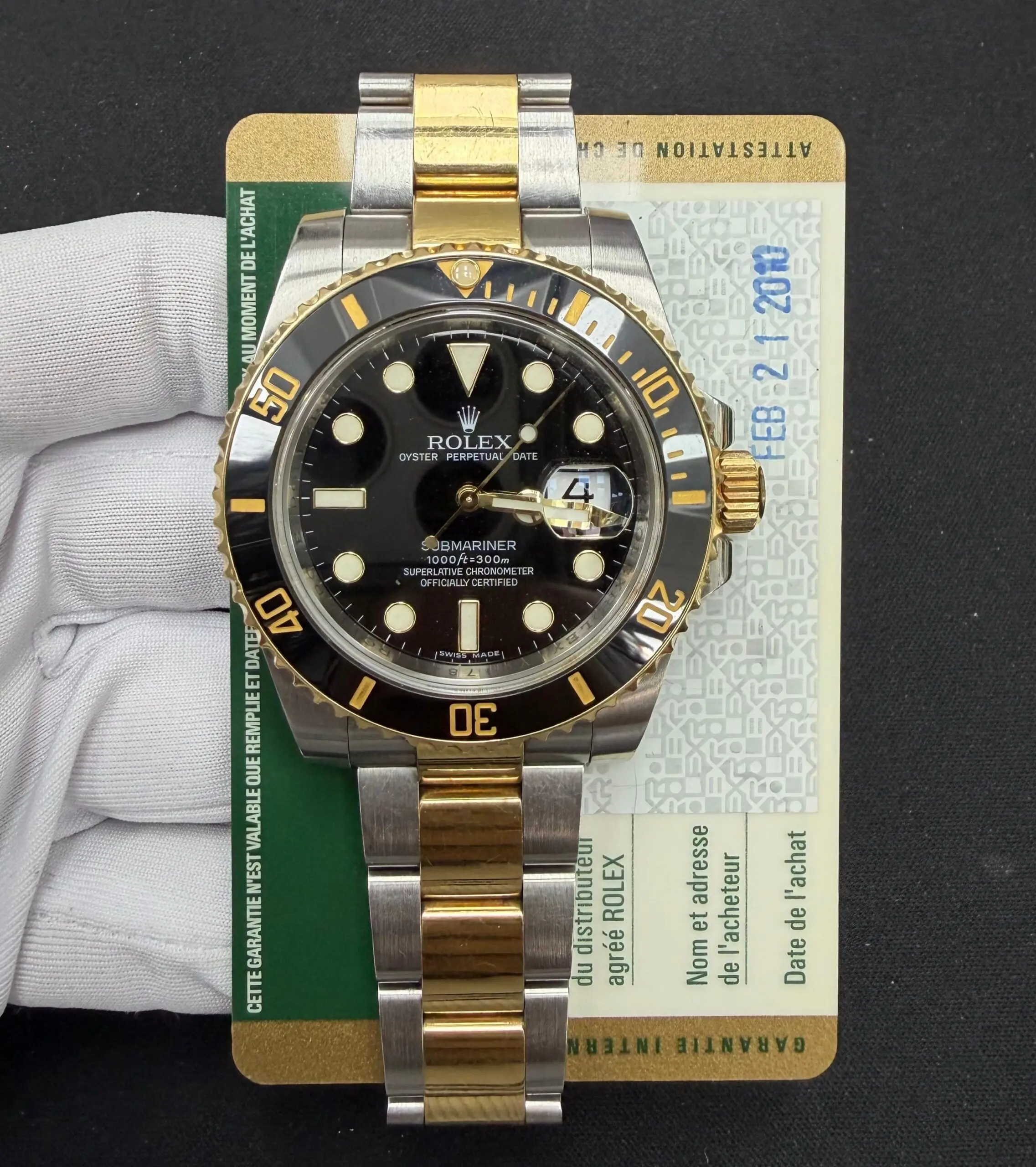 ROLEX SUBMARINER DATE 3700LW