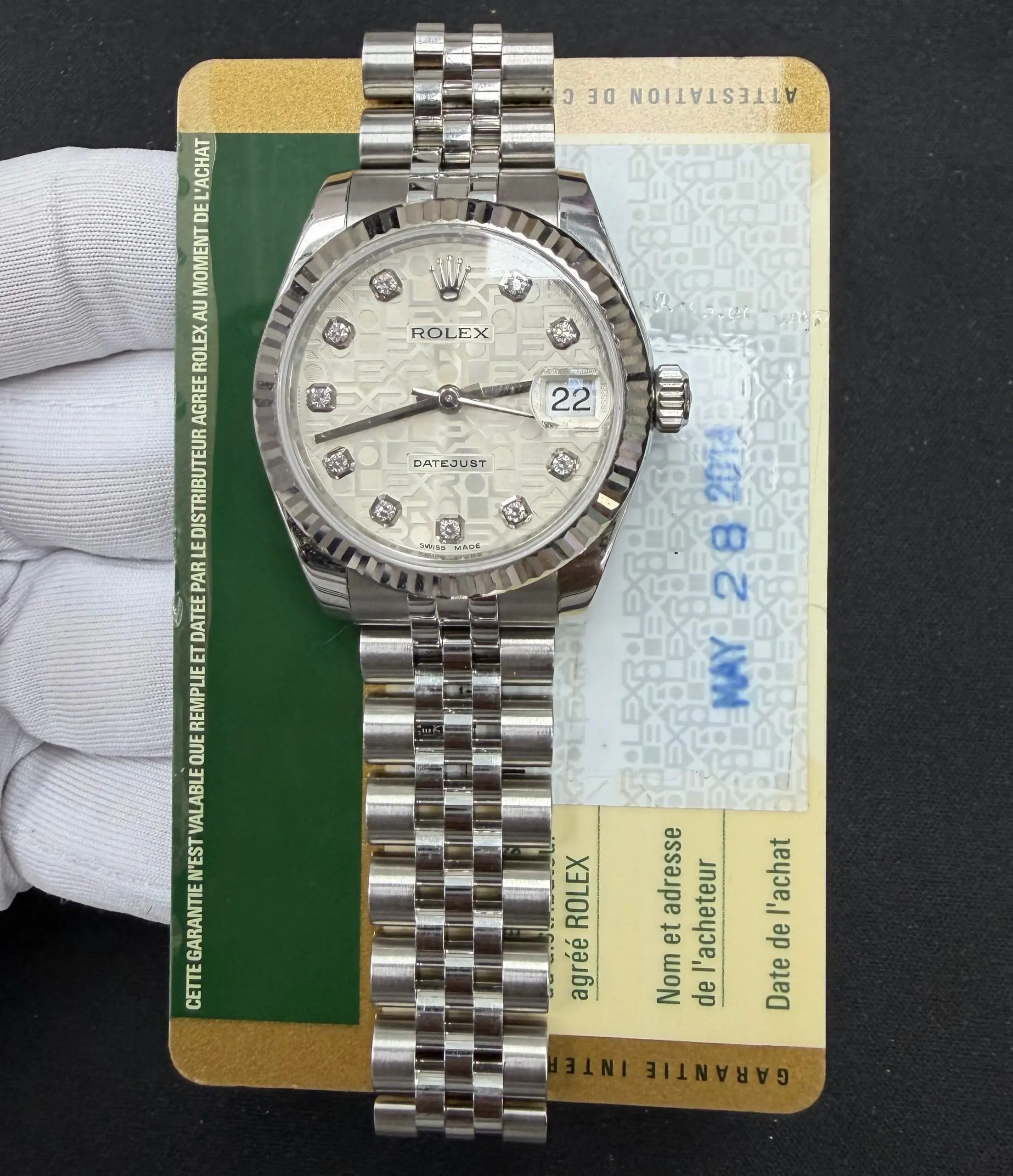 ROLEX DATEJUST 3835LW