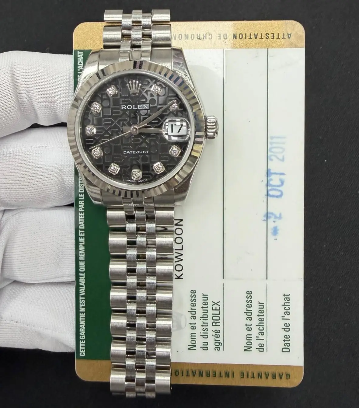 ROLEX DATEJUST 3836LW