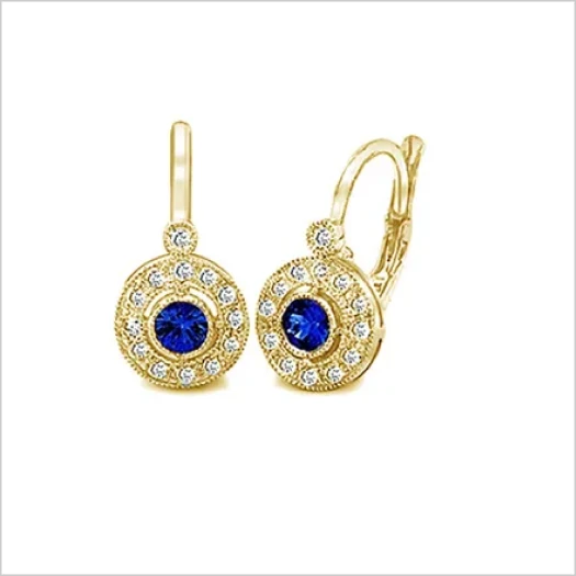 Gemstone Sapphire Pendant Jewelry