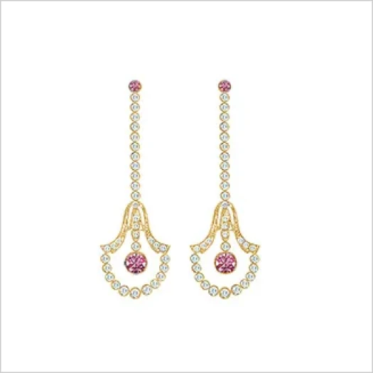 Gemstone Sapphire Hoop Earring