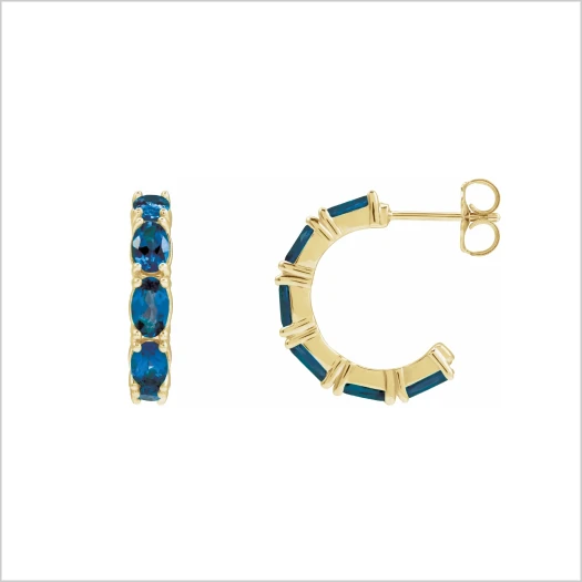 Gemstone Jewelry Sapphire Earring