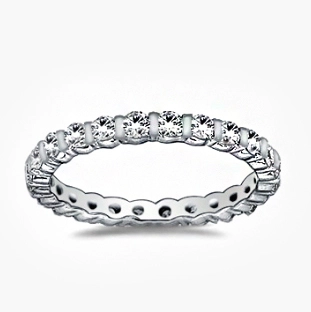 diamond eternity wedding rings for women that love diamonds