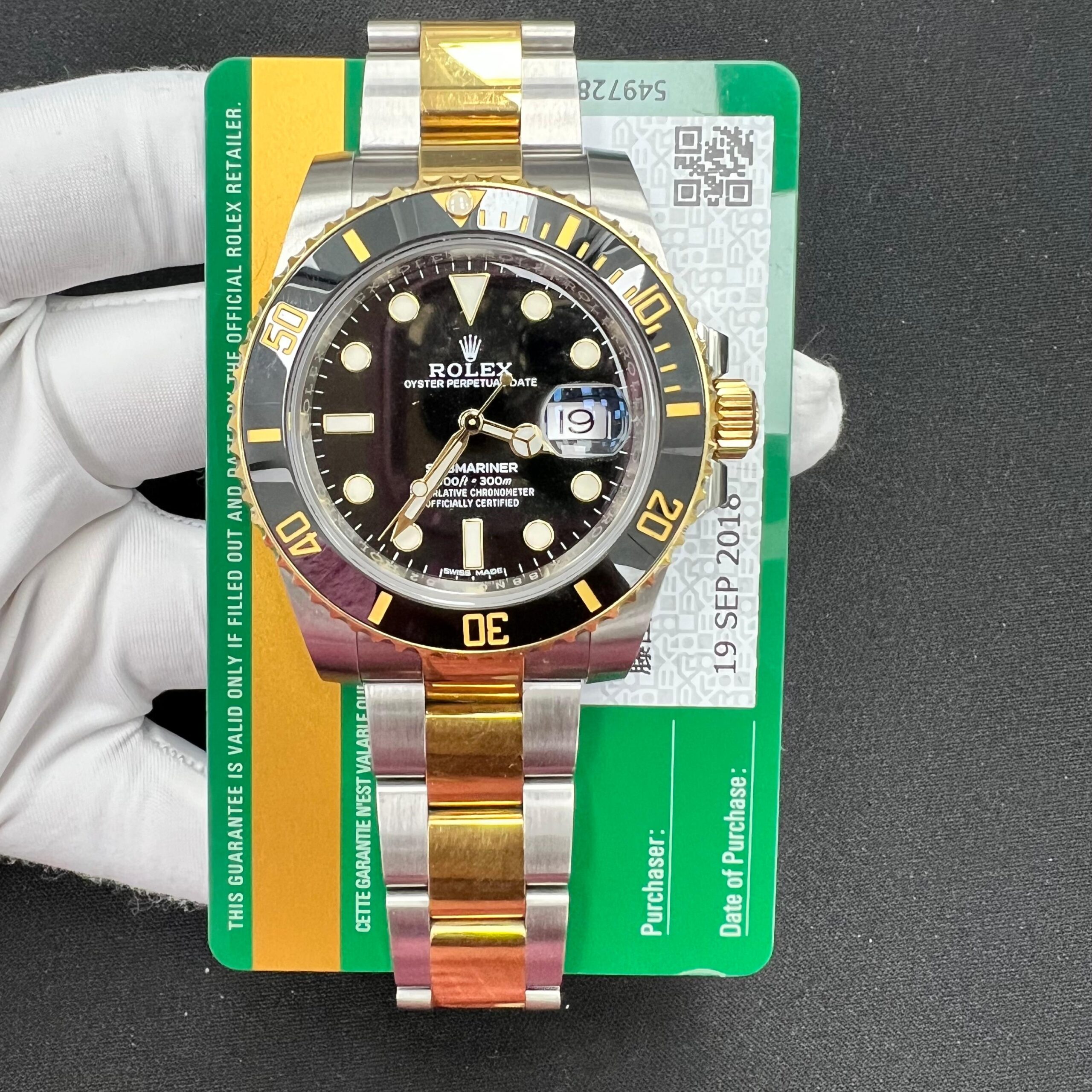 ROLEX SUBMARINER DATE 9291LW