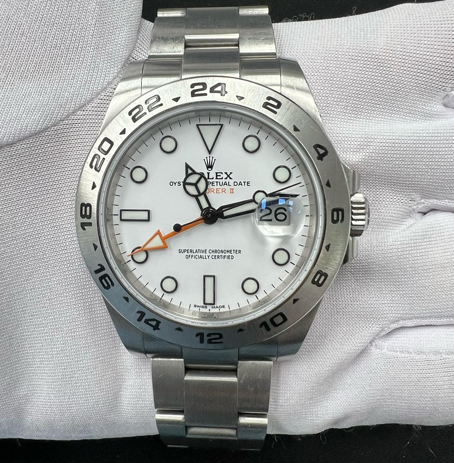 ROLEX EXPLORER II DATE T3228LW