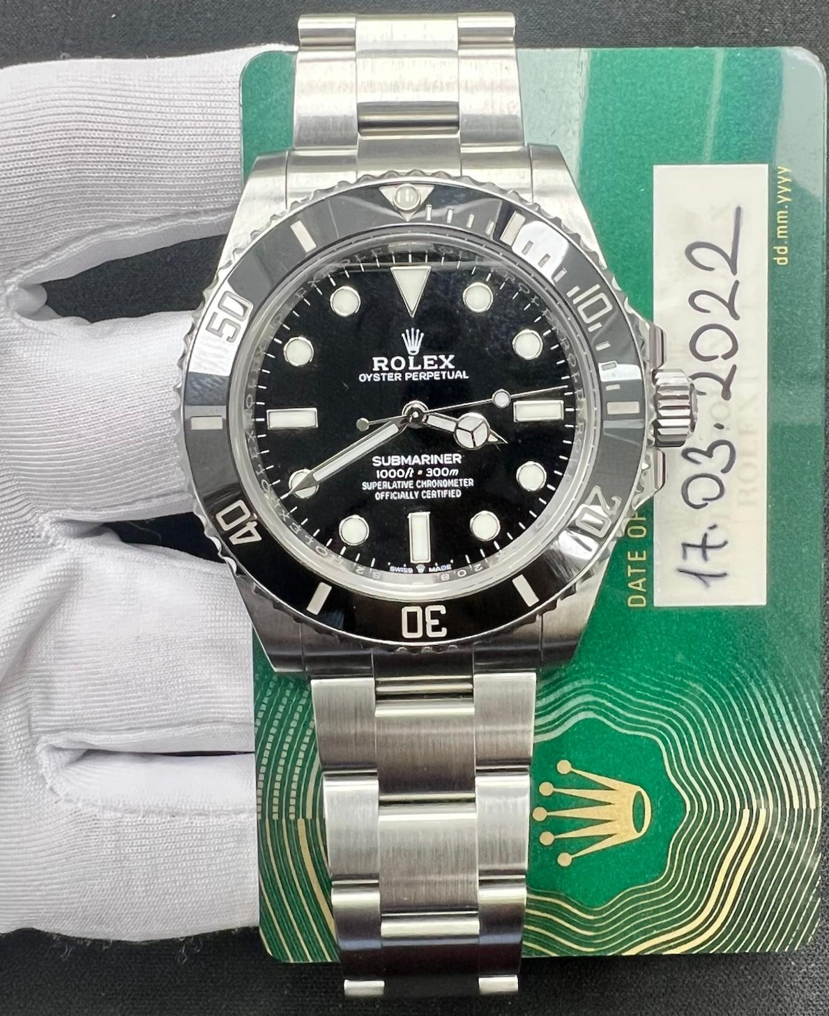ROLEX SUBMARINER NO DATE T3243LW