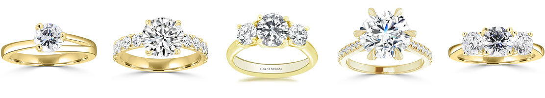 Round Engagement Ring Designs
