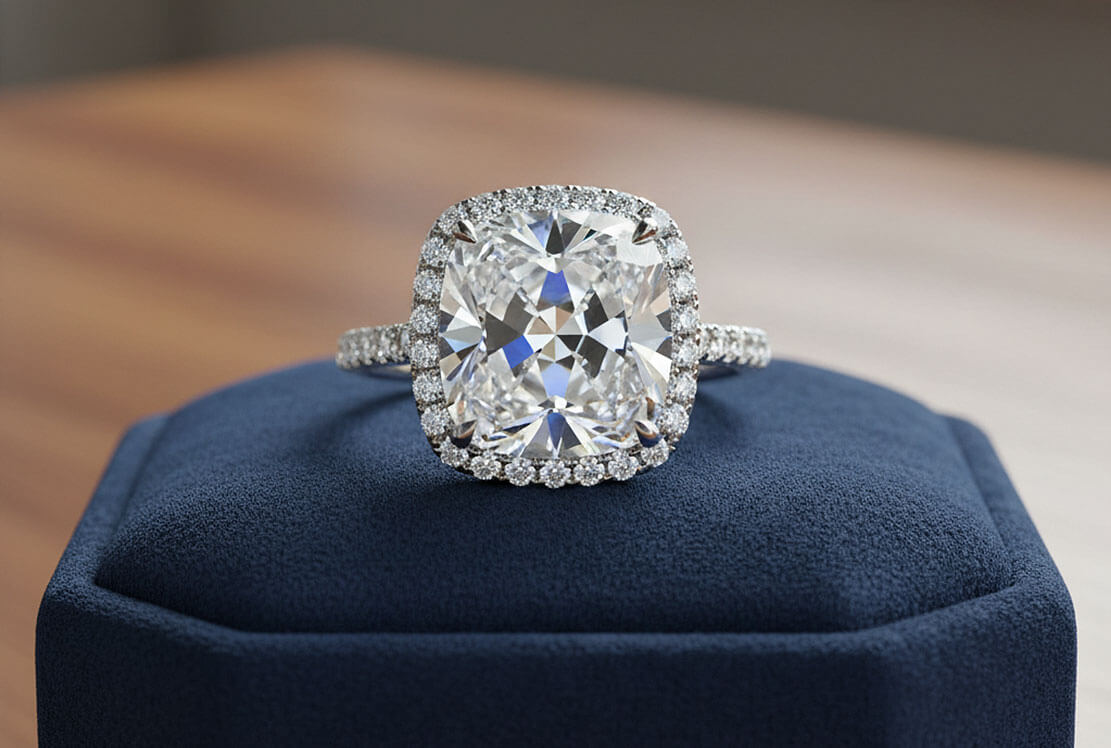 3-carat-diamond-ring-1112 - dimend SCAASI Three carat diamond ring