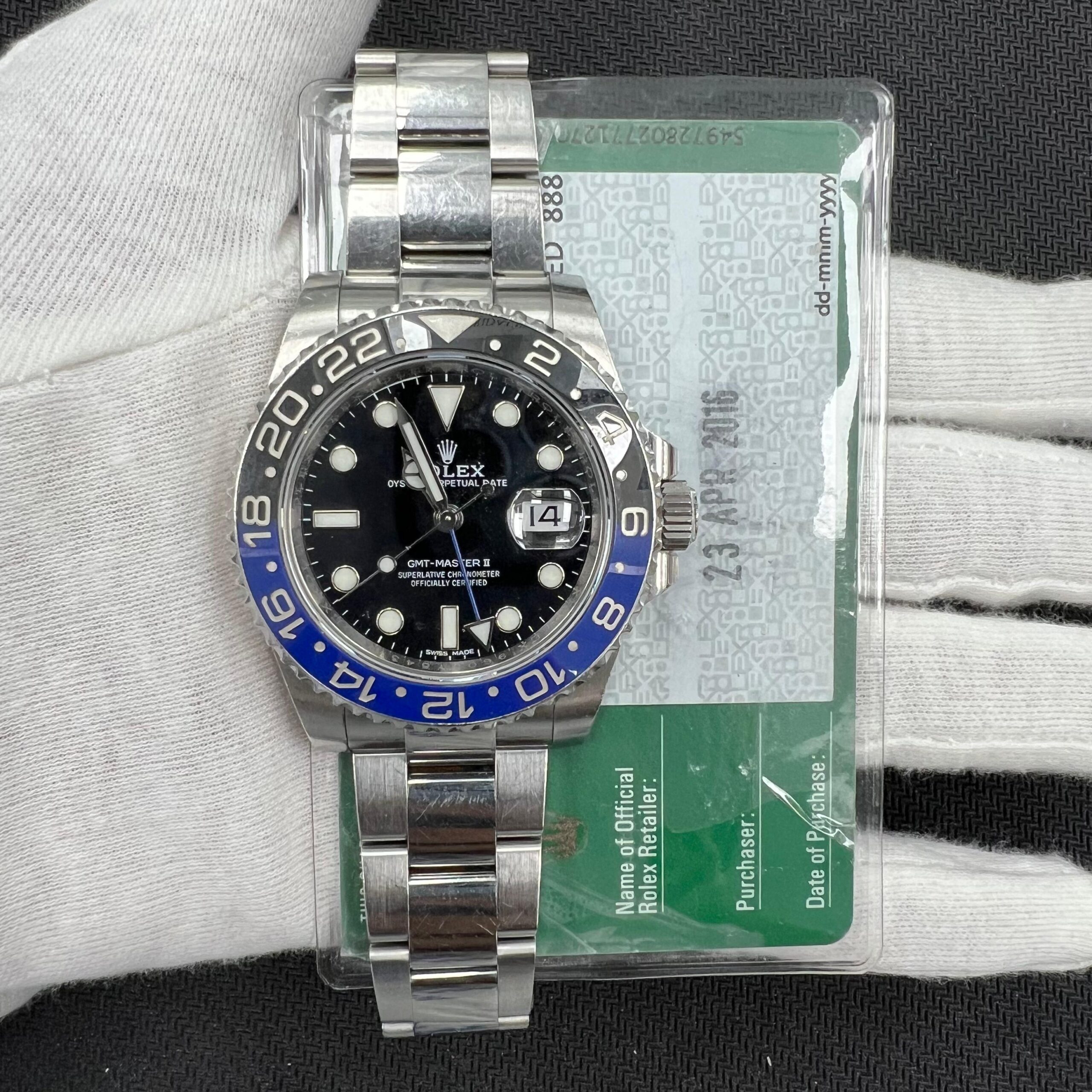 ROLEX GMT MASTER II 9308LW