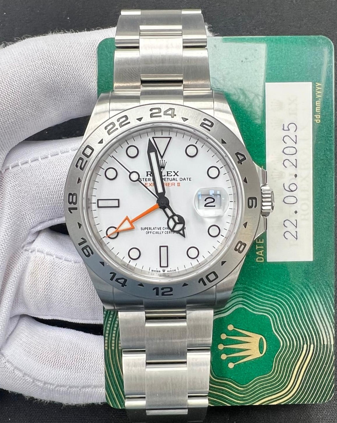 ROLEX EXPLORER II DATE T3250LW