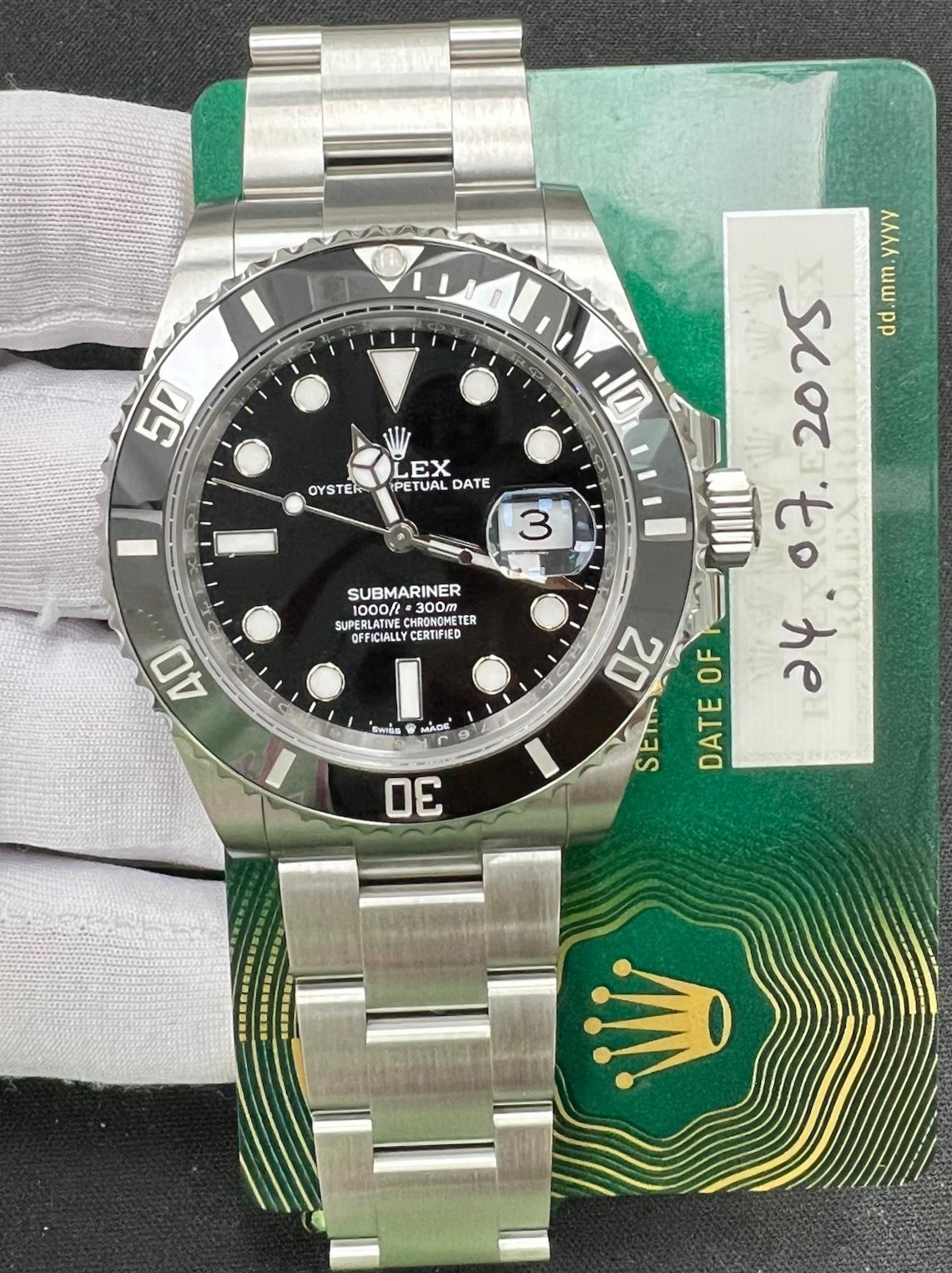 ROLEX SUBMARINER DATE T3263LW