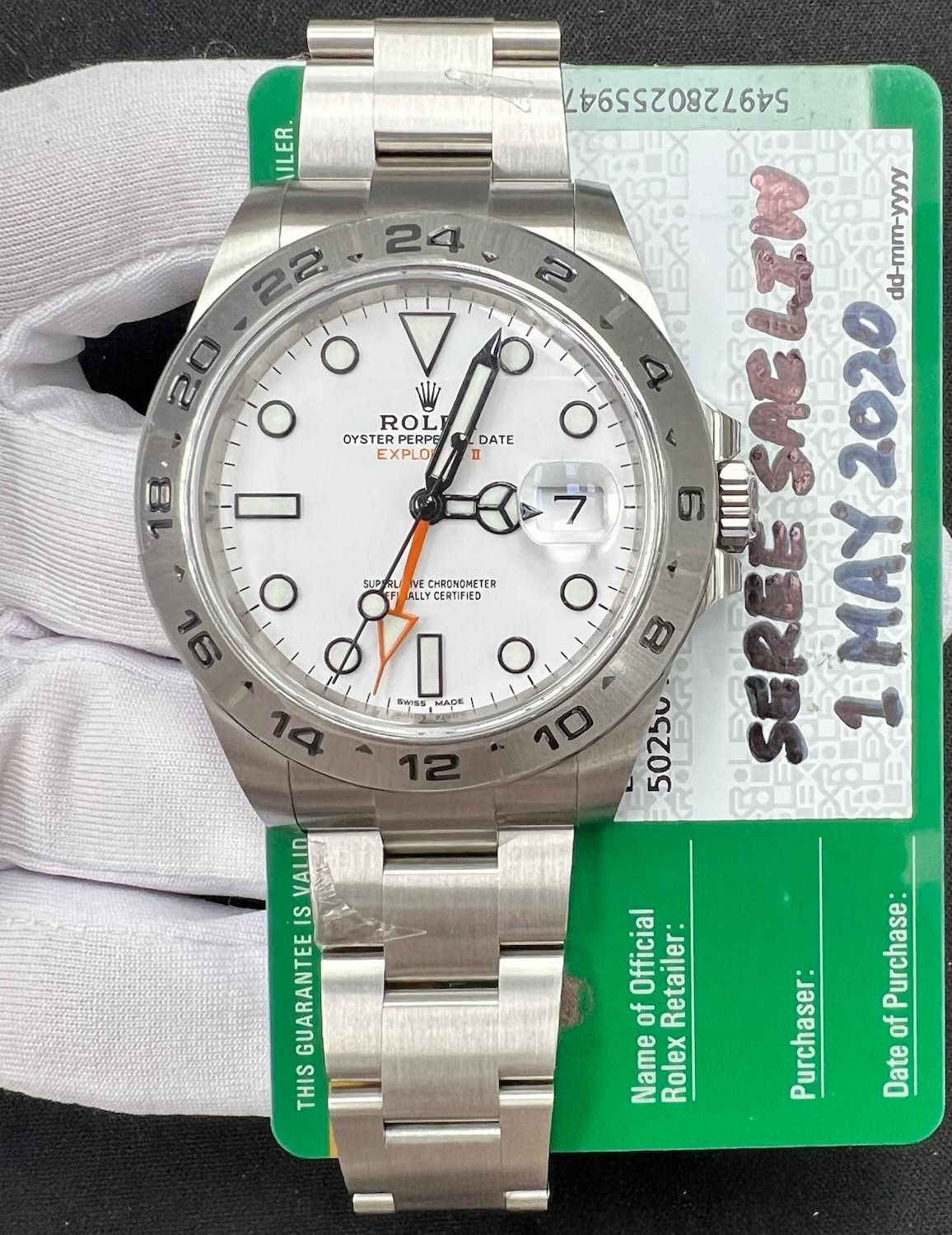 ROLEX EXPLORER II DATE T3274LW