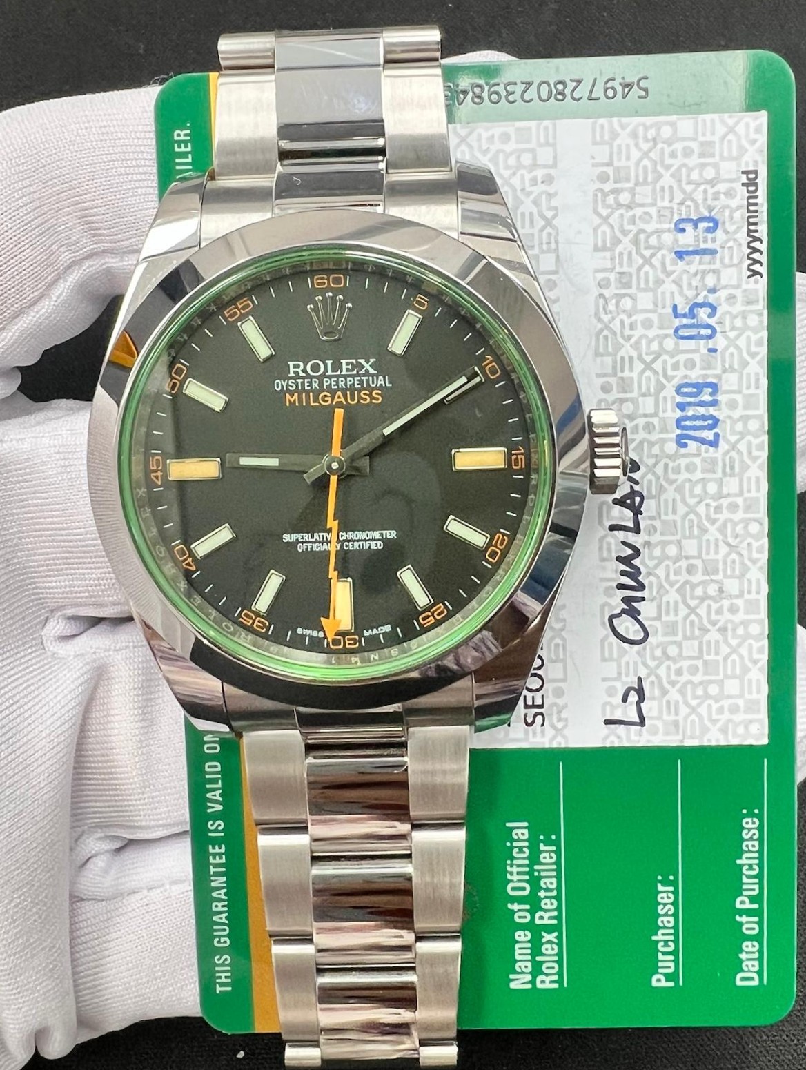 ROLEX MILGAUSS T3276LW