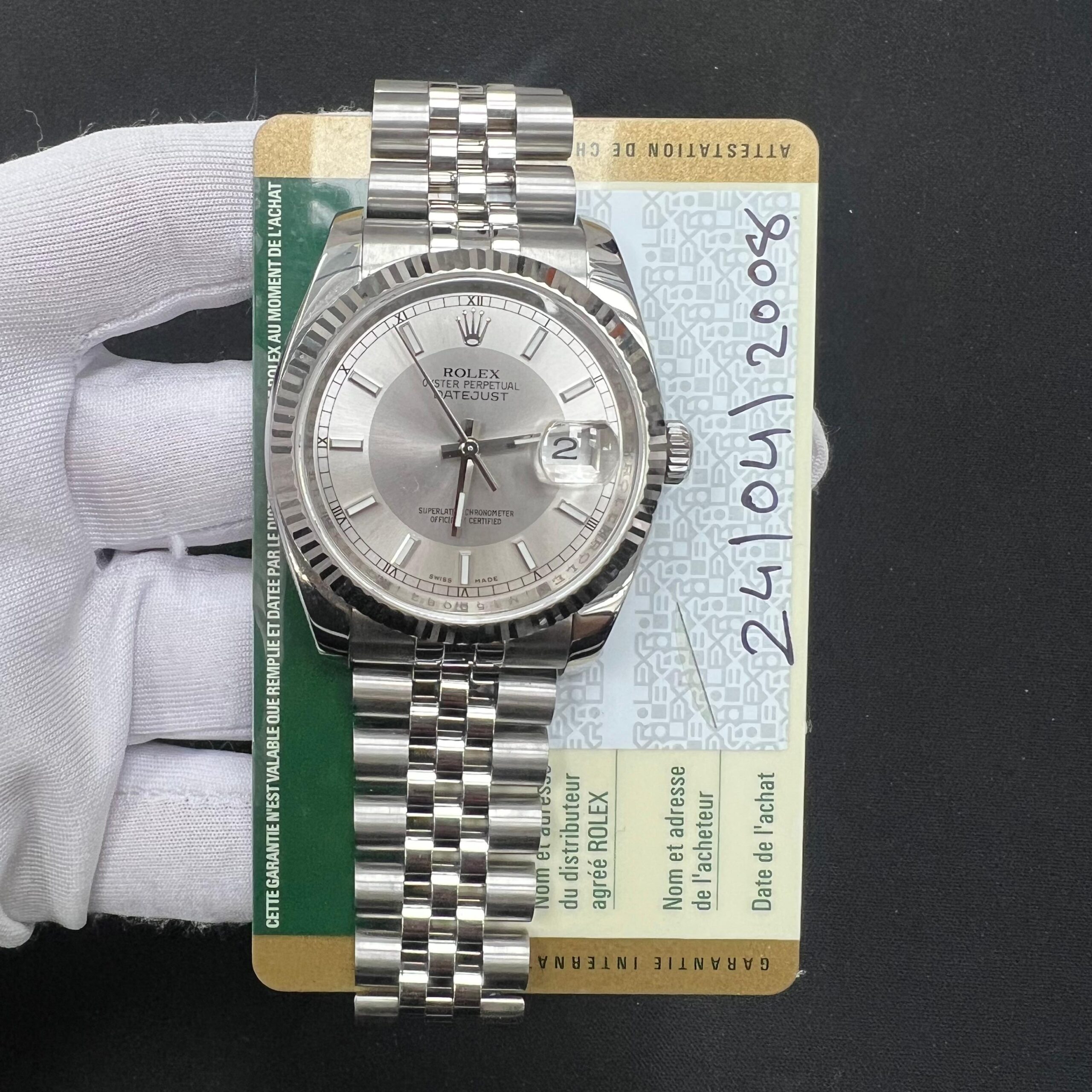 ROLEX DATEJUST 8698LW