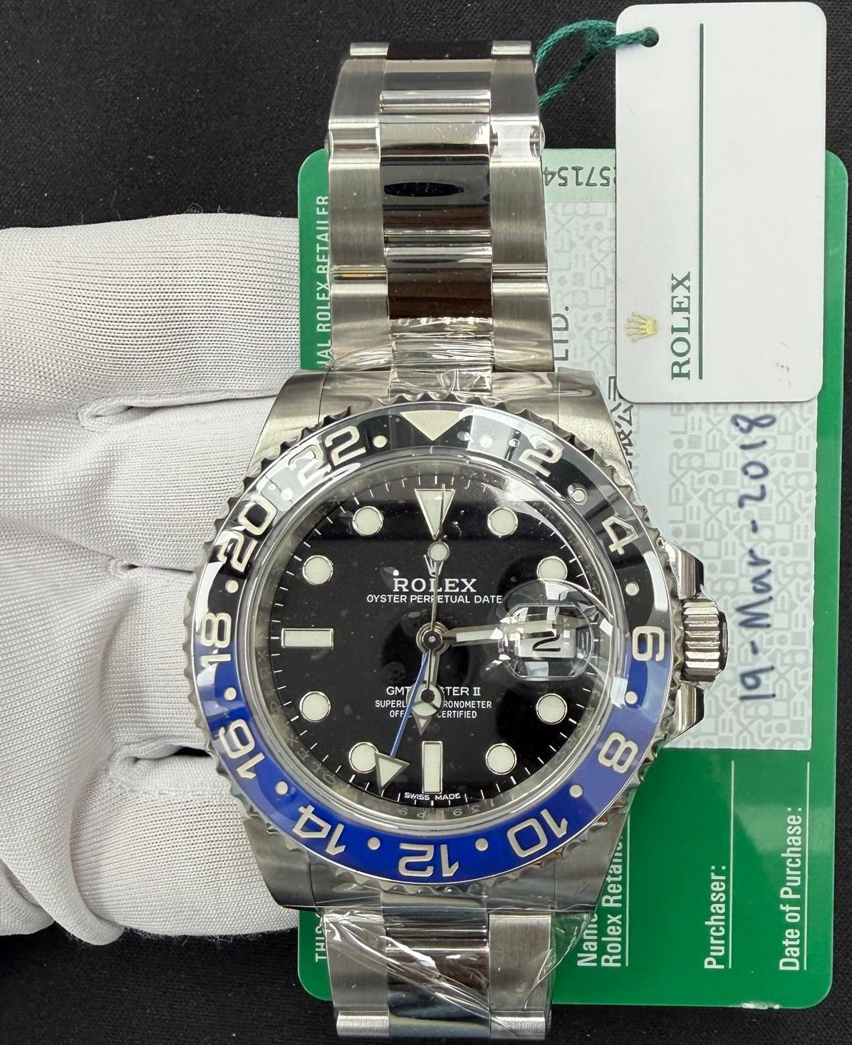 ROLEX GMT MASTER II T3349LW